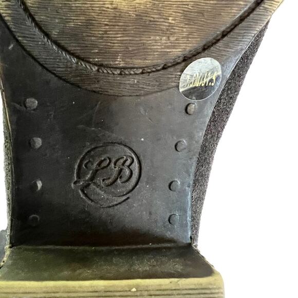 Lucky Brand Ankle Booties Benissa Suede Leather Slip On Boots Size 7.5 Comfort - Picture 14 of 15